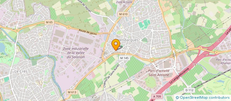localisation de l'entreprise MONSIEUR GREGORY PANTIN  VENDARGUES