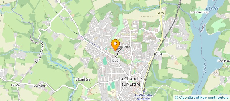 localisation de l'entreprise MONSIEUR GREGORY PAPIN  LA CHAPELLE-SUR-ERDRE