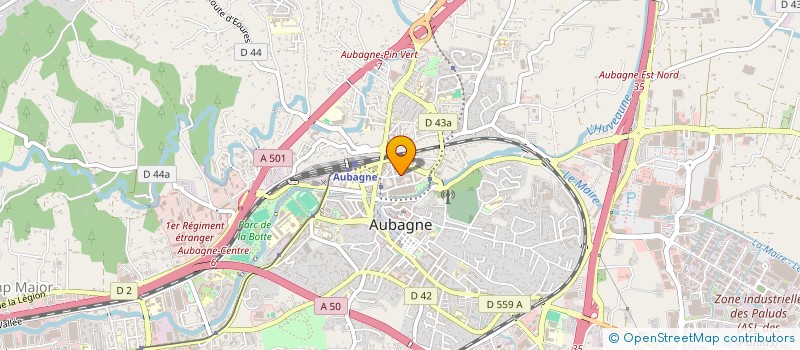 localisation de l'entreprise MONSIEUR GREGORY PARANT  AUBAGNE