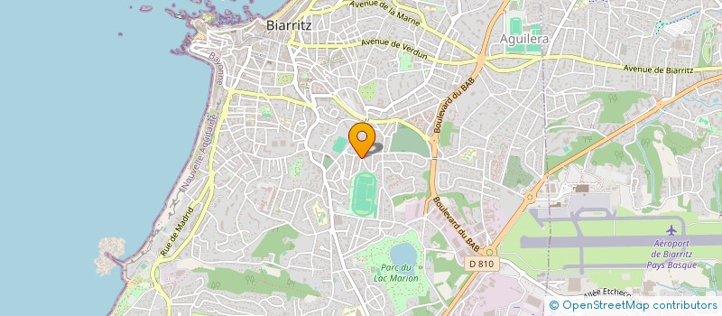 localisation de l'entreprise MONSIEUR GREGORY PARRAU à BIARRITZ