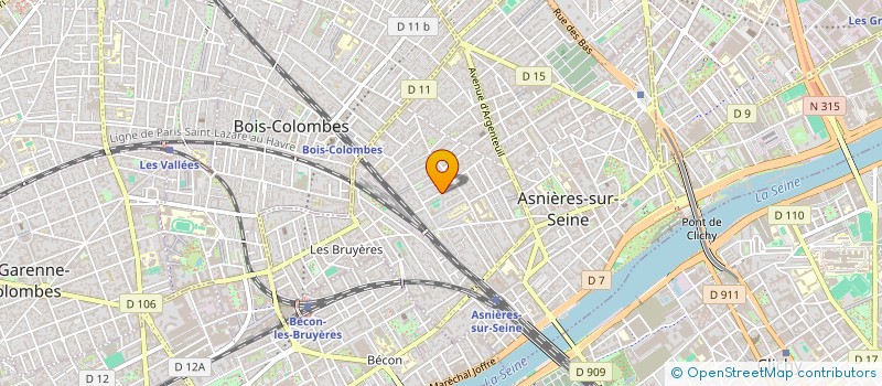 localisation de l'entreprise MONSIEUR GREGORY PASCAL à ASNIERES-SUR-SEINE