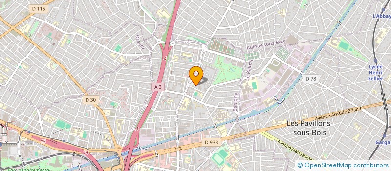 localisation de l'entreprise MONSIEUR GREGORY PASCAL ANDRE THOUMINE  BONDY