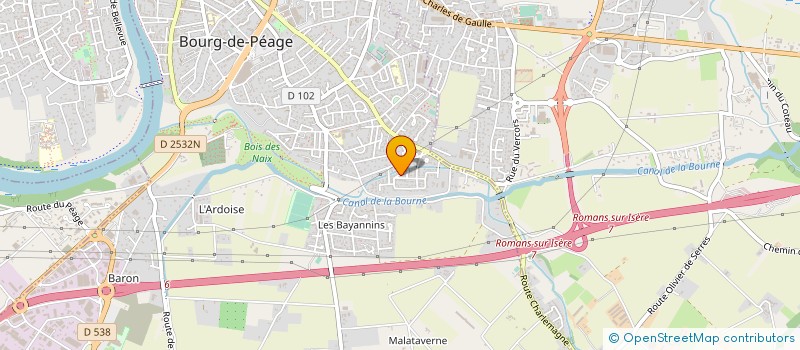 localisation de l'entreprise MONSIEUR GREGORY PATEL à BOURG-DE-PEAGE