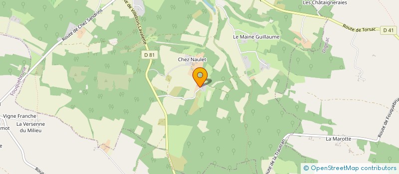 localisation de l'entreprise MONSIEUR GREGORY PATRAT  TORSAC