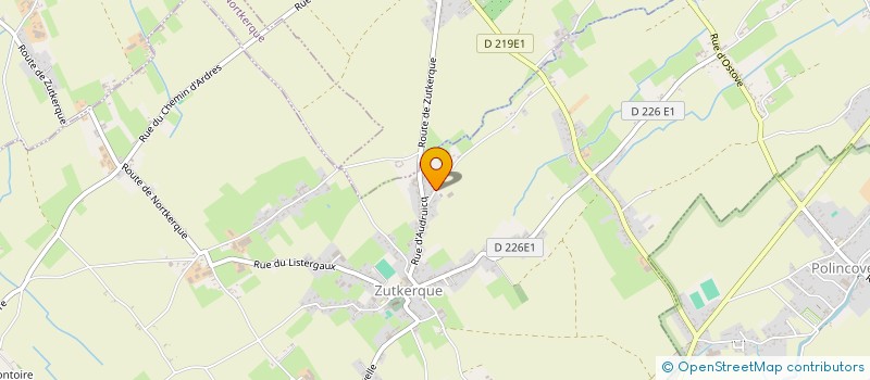 localisation de l'entreprise MONSIEUR GREGORY PAUCHARD  ZUTKERQUE