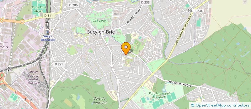 localisation de l'entreprise MONSIEUR GREGORY PAULY  SUCY-EN-BRIE