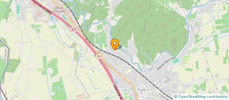 localisation de l'entreprise MONSIEUR GREGORY PAYAN  PIOLENC