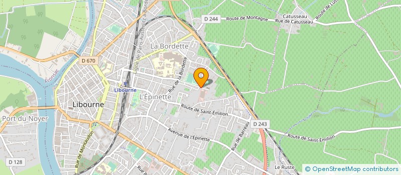 localisation de l'entreprise MONSIEUR GREGORY PAYET  LIBOURNE