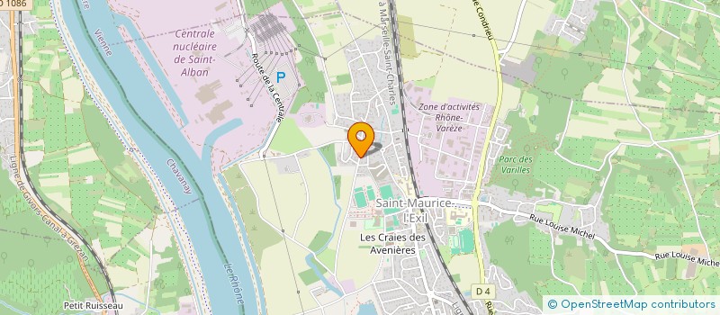 localisation de l'entreprise MONSIEUR GREGORY PAYRE  SAINT-MAURICE-L'EXIL