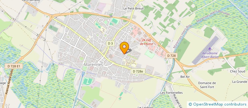 localisation de l'entreprise MONSIEUR GREGORY PECQUENARD  MARENNES-HIERS-BROUAGE