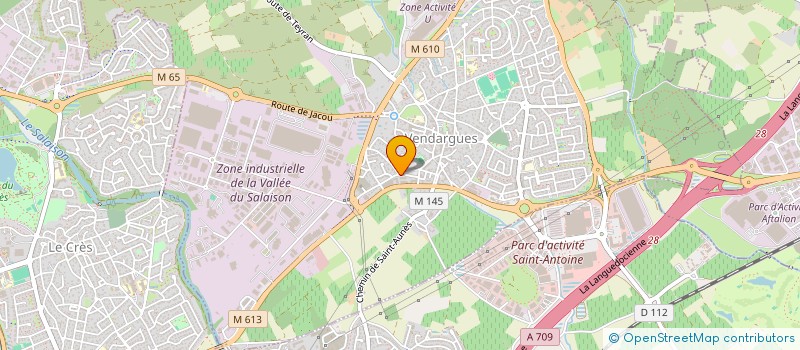 localisation de l'entreprise MONSIEUR GREGORY PECRIAUX à VENDARGUES
