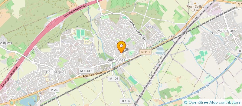 localisation de l'entreprise MONSIEUR GREGORY PELEGRIN  SAINT-BRES