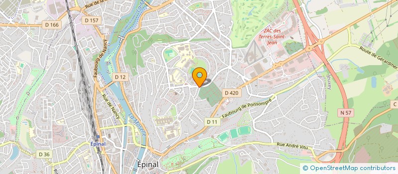 localisation de l'entreprise MONSIEUR GREGORY PELTIER à EPINAL