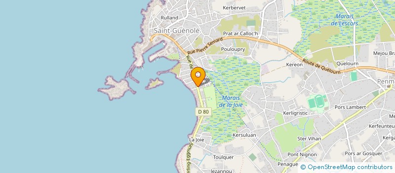 localisation de l'entreprise MONSIEUR GREGORY PENNARUN à PENMARCH