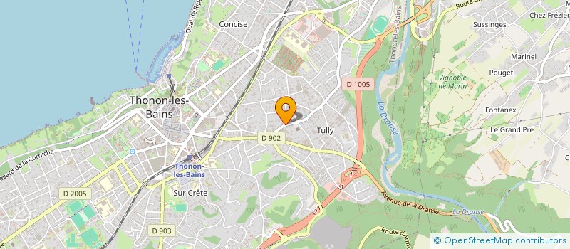 localisation de l'entreprise MONSIEUR GREGORY PERCHE à THONON-LES-BAINS