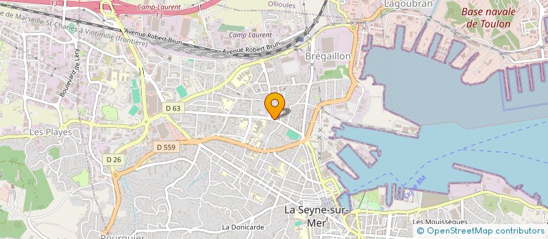 localisation de l'entreprise MONSIEUR GREGORY PERRET à LA SEYNE-SUR-MER