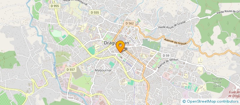 localisation de l'entreprise MONSIEUR GREGORY PERRIN  DRAGUIGNAN