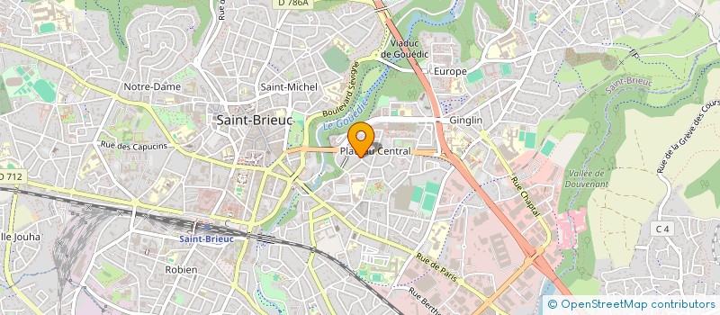 localisation de l'entreprise MONSIEUR GREGORY PERROCHON à SAINT-BRIEUC