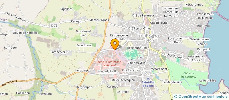 localisation de l'entreprise MONSIEUR GREGORY PESSON  SAINT-POL-DE-LEON