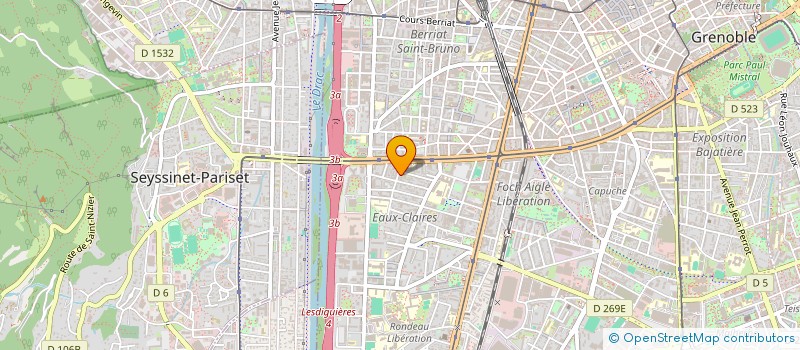 localisation de l'entreprise MONSIEUR GREGORY PETRONE à GRENOBLE