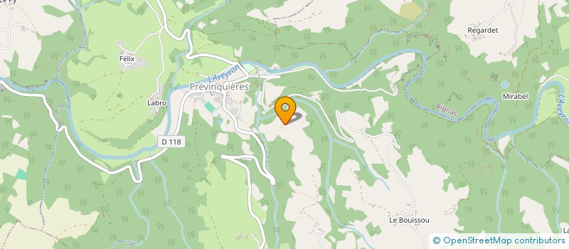 localisation de l'entreprise MONSIEUR GREGORY PEYRIN  PREVINQUIERES