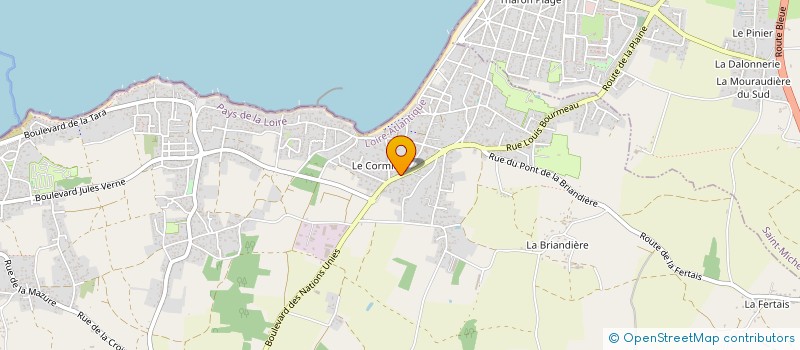 localisation de l'entreprise MONSIEUR GREGORY PICOT à LA PLAINE-SUR-MER