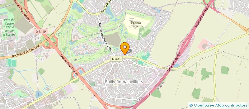 localisation de l'entreprise MONSIEUR GREGORY PICOT  BAILLY-ROMAINVILLIERS