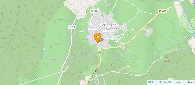 localisation de l'entreprise MONSIEUR GREGORY PIERRET à LES ARCS