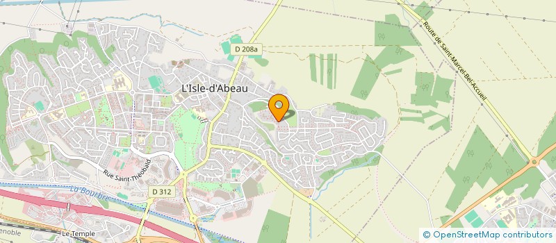 localisation de l'entreprise MONSIEUR GREGORY PINTO  L'ISLE-D'ABEAU