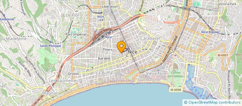 localisation de l'entreprise MONSIEUR GREGORY PISCITELLO à NICE