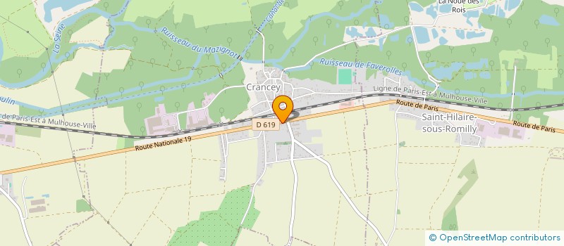 localisation de l'entreprise MONSIEUR GREGORY PISSEVIN  CRANCEY