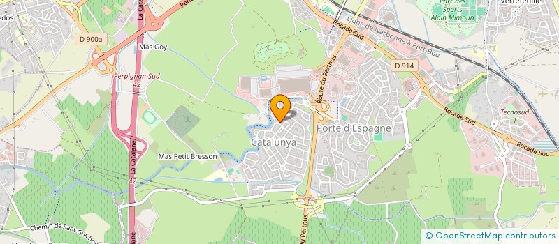 localisation de l'entreprise MONSIEUR GREGORY PLANQUE  PERPIGNAN