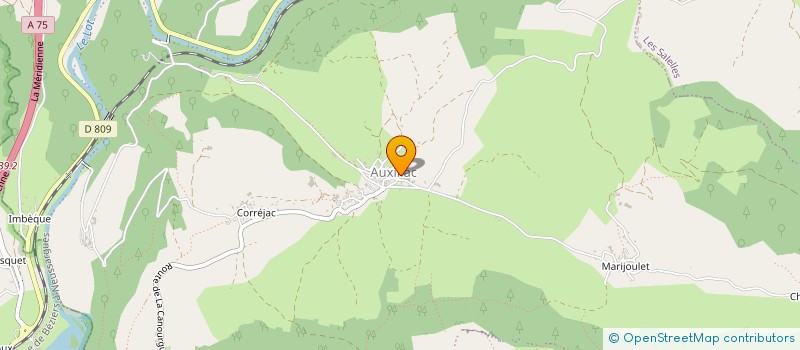 localisation de l'entreprise MONSIEUR GREGORY PLAT  LA CANOURGUE