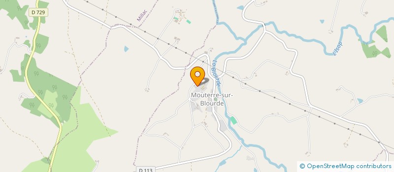 localisation de l'entreprise MONSIEUR GREGORY PLOVIE  MOUTERRE-SUR-BLOURDE