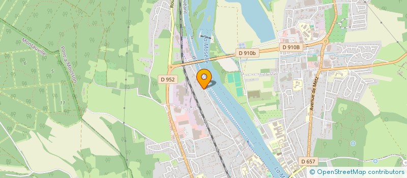 localisation de l'entreprise MONSIEUR GREGORY POIRE  PONT-A-MOUSSON