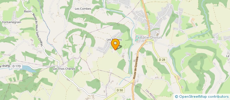 localisation de l'entreprise MONSIEUR GREGORY POIRIER  LES ABRETS-EN-DAUPHINE