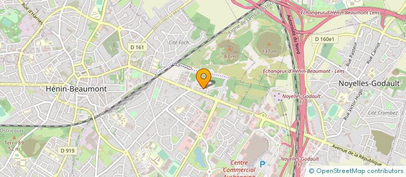 localisation de l'entreprise MONSIEUR GREGORY POIX  HENIN-BEAUMONT