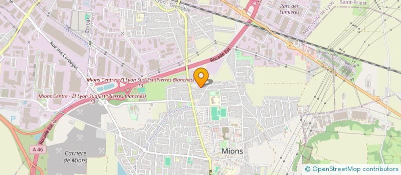 localisation de l'entreprise MONSIEUR GREGORY PONCET  MIONS