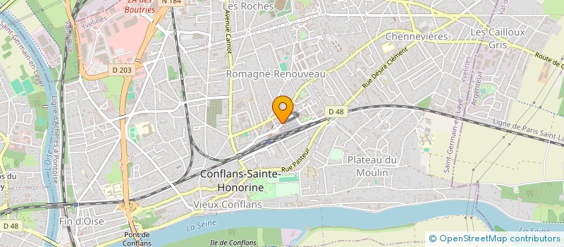 localisation de l'entreprise MONSIEUR GREGORY POPPE à CONFLANS-SAINTE-HONORINE