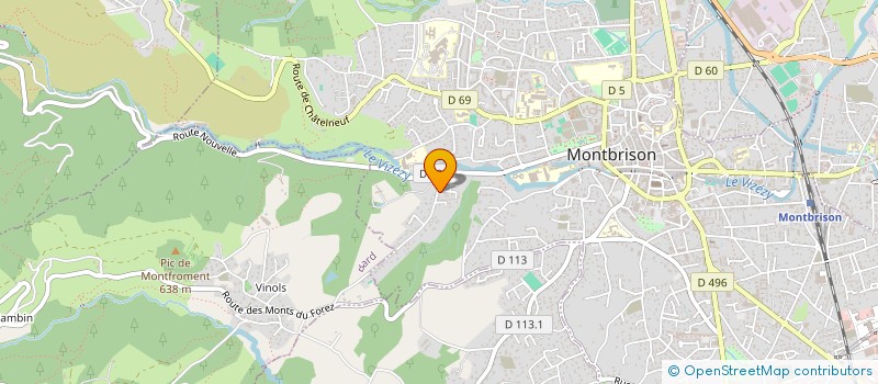 localisation de l'entreprise MONSIEUR GREGORY PORTAILLER  MONTBRISON