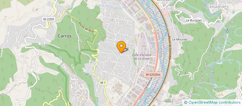 localisation de l'entreprise MONSIEUR GREGORY PORTET  CARROS