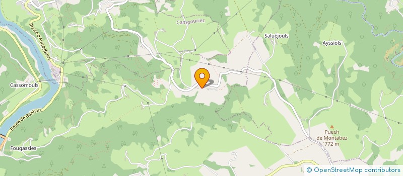 localisation de l'entreprise MONSIEUR GREGORY POUGET à ENTRAYGUES-SUR-TRUYERE