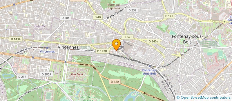 localisation de l'entreprise MONSIEUR GREGORY POULIN à VINCENNES