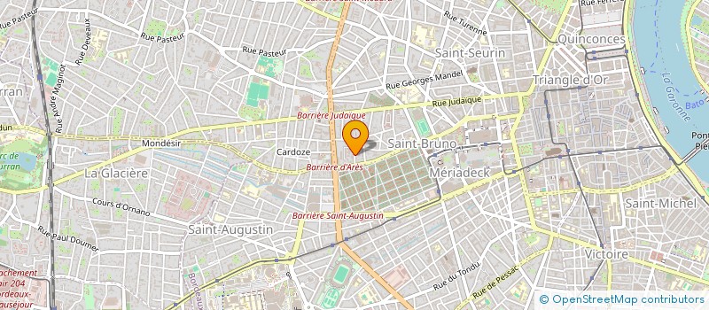 localisation de l'entreprise MONSIEUR GREGORY POURGUERES  BORDEAUX