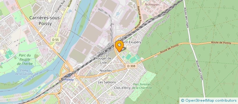 localisation de l'entreprise MONSIEUR GREGORY PRALLET  POISSY