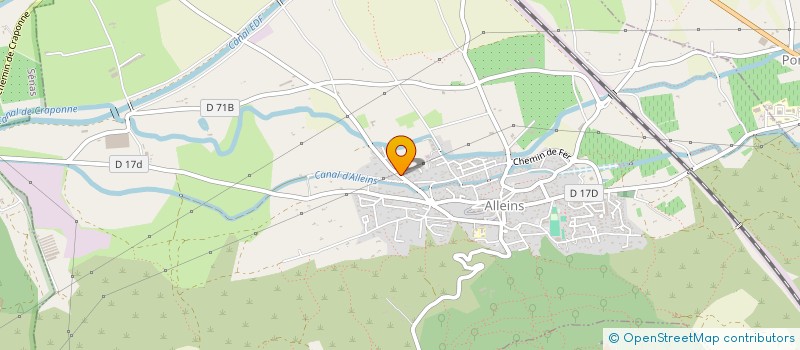 localisation de l'entreprise MONSIEUR GREGORY PRAVET  ALLEINS