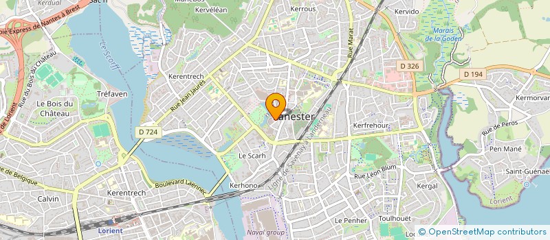 localisation de l'entreprise MONSIEUR GREGORY PRESTAT  LANESTER