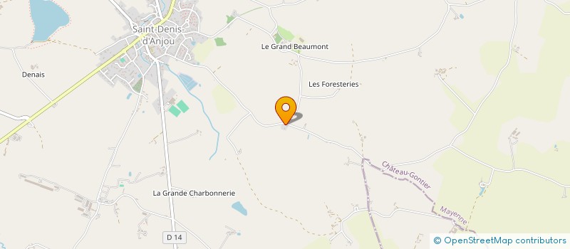 localisation de l'entreprise MONSIEUR GREGORY PREVOST  SAINT-DENIS-D'ANJOU