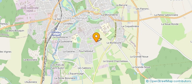 localisation de l'entreprise MONSIEUR GREGORY PROUX  AUZOUER-EN-TOURAINE