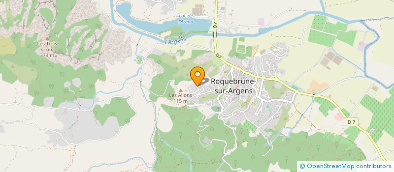 localisation de l'entreprise MONSIEUR GREGORY PRUVOST  ROQUEBRUNE-SUR-ARGENS